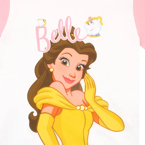 Vista 5 de Disney Pijamas para niñas Ariel y Belle 2