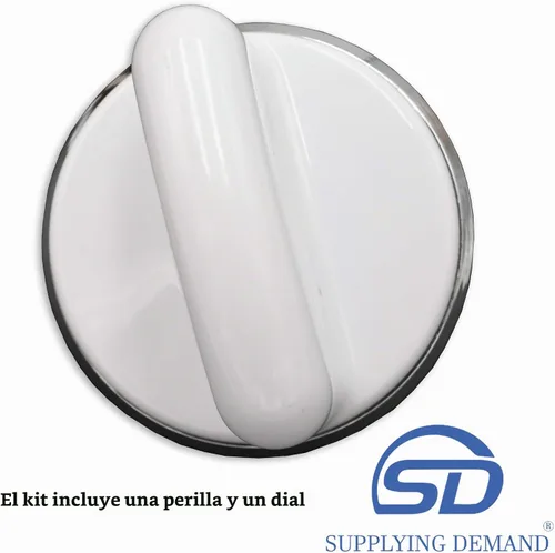 Vista 2 de Supplying Demand WH01X10310 WH11X10049 - Kit de reemplazo para perilla de control y dial de temporizador de lavadora de ropa