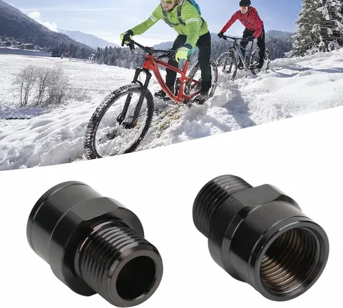 Vista 4 de Extensor de pedal, pedal de aleación de 0.630 in/0.6 pulgadas, eje de extensión universal para bicicletas de montaña, bicicletas de carretera BMX
