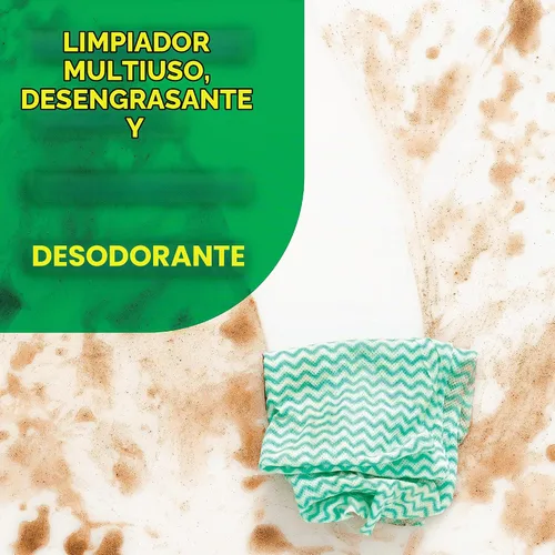 Vista 2 de Simple Green AllPurpose Cleaner - Limpiador multiusos, espray y recarga, verde, juego de 3 piezas, limón, 1 unidad