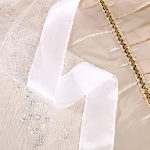 Vista 7 de Mengersi Cortina para Dosel de Cama Princesa, con 4 Esquinas, Dosel con Mosquitero para Cama de Princesa (Blanco, Doble)