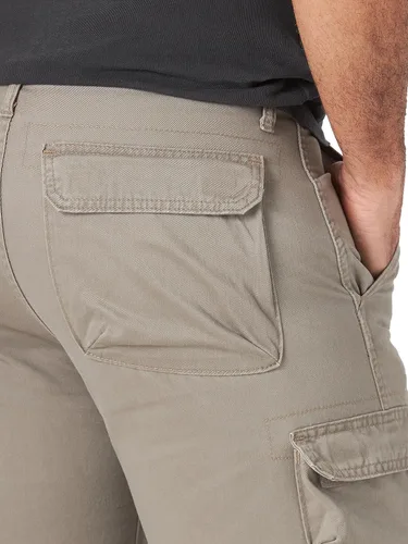Vista 5 de Wrangler Authentics Pantalón corto cargo de sarga prémium para hombre