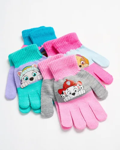 Vista 6 de Nickelodeon Guantes de esquí de Paw Patrol para niñas - Marshall, Chase, guantes de esquí de Rubble (2-7)