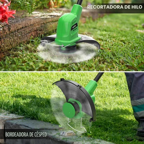 Vista 3 de SOYUS Cortadora de Maleza con Batería de 10 Pulgadas, Recortadora de Hilo Inalámbrica con Batería de 2.0Ah, Recortadora Bordeadora Ligera con 8