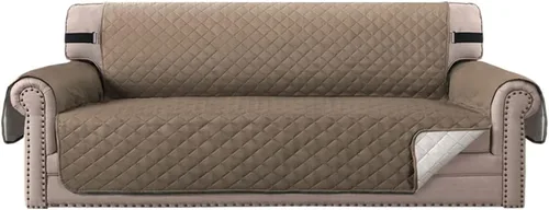 Vista 36 de MIFXIN Funda reversible para sofá, impermeable, antideslizante, lavable, con correa elástica, protector de muebles para mascotas, perros y niños