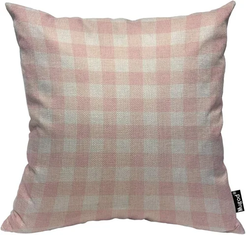 Vista 14 de Mugod Funda de almohada con diseño de ciudad de Nueva York, paisaje nocturno, puente de edificio, color negro y blanco, funda de cojín de lino
