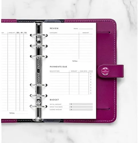 Vista 6 de Recambio para planificador de actividades Filofax A5 2021