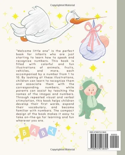 Vista 2 de Welcome Little one! Fun First Words and Numbers (Apprendimento Attivo - Active Learning)