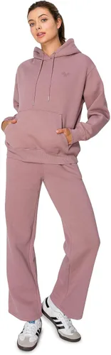 Vista 30 de Cali1850 Cloud Nine - Sudadera con capucha de forro polar para mujer, ajuste relajado, capucha de doble capa, puños y dobladillo acanalados