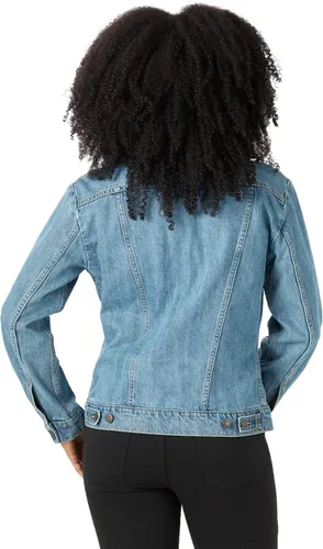 Vista 2 de Wrangler Women's Relaxed Fit Memory Maker Jean Jacket