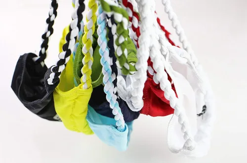 Vista 9 de Newsywell Tangas de algodón con espalda en T Sumo G String de talle bajo para hombre