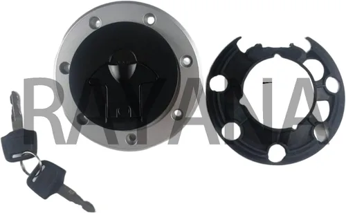 Vista 4 de RAYANA Tapa de Cubierta de Tanque de Combustible con Llave de Bloqueo Compatible para Kawasaki Ninja ZX6R ZX7R ZX9R ZX11 Ninja 250R 500R EX250 EX400