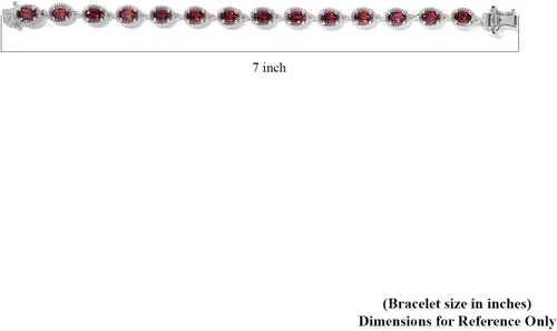 Vista 5 de Birthstone Tennis Bracelets for Women - Friendship Bracelets in 925 Sterling Silver Platinum Plated - Cute Fashion Gemstone Jewelry Birthday