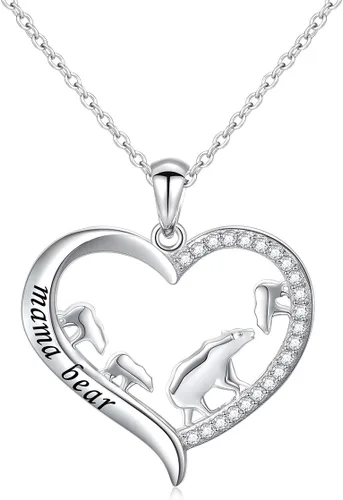 Vista 13 de Collar de plata esterlina para mamá, regalo para el día de la madre, dije o brazalete para mamá