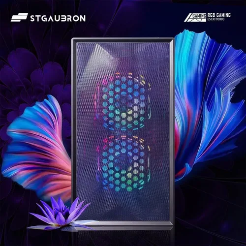 Vista 4 de Escritorio para PC para juegos STGAubron, Corei5 8ª generación, RX 550 4G, DDR4,512G SSD de 16G