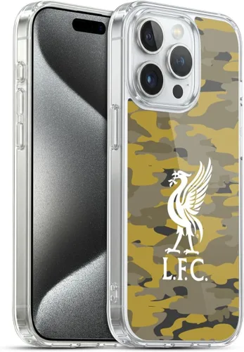 Vista 71 de Head Case Designs Funda de gel con licencia oficial del Liverpool Football Club Away Colourways Crest Camou [protección de grado militar] compatible