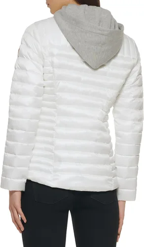 Vista 5 de GUESS Chaqueta ligera y plegable para mujer, acolchada, de transición