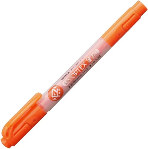 Vista 9 de Zebra Optex 2 B-WKT11-BL - Resaltador, EZ, azul, 10 piezas