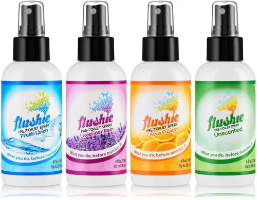 Vista 14 de Flushie - Aerosol preinodoro para desodorante de olores de inodoro... (lavanda, paquete de 2)