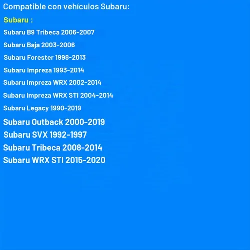 Vista 6 de Termostato de motor con junta de repuesto 21200AA072 compatible con Subaru - Forester 1998-2013, Impreza WRX STI 1993-2014, Legacy 1990-2019