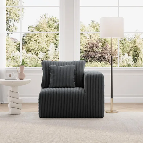 Vista 41 de Novilla - Sofá biplaza modular de 70.8 pulgadas, sofá modular de espacio pequeño, moderno sofá de nube con soporte Smarts Coil®, sofá seccional sin