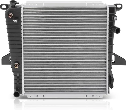 Vista 113 de SCITOO Conjunto de radiador de aluminio refrigerante del motor para 1986-1994 para Nissan D21 2.4L 3.0L 1987 para Nissan para Pathfinder 2.4L