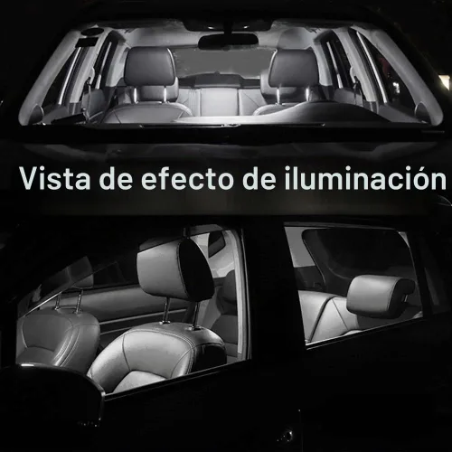 Vista 3 de AWALITED 10 piezas Kit de luces LED interiores súper brillantes Bombillas de luz de mapa y cúpula para Ford Explorer 2011 2012 2013 2014 2015 2016