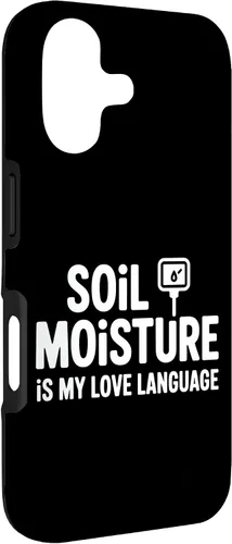 Vista 3 de Soil Moisture is My Love Language Humor Plant Case for iPhone 17