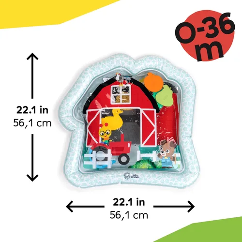 Vista 8 de Baby Einstein Farm Explorers Cal's Sensory Barn - Tapete de agua multisensorial, rojo, de 0 a 36 meses