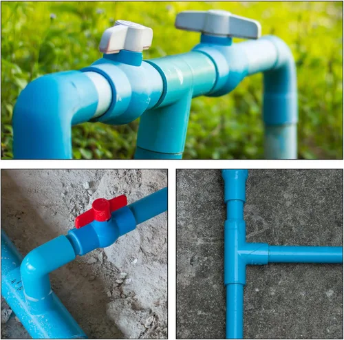 Vista 2 de M METERXITY 1 paquete de accesorios de tubería de PVC – adaptadores de conectores de tubería de agua, enchufe de acoplamiento reductor, se aplica a