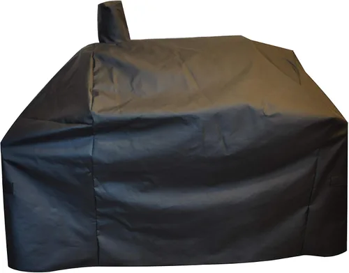 Vista 5 de Cubierta para parrilla para ahumador Char Griller 2823, 2123 600D, lona resistente al agua, para todo tipo de clima, cubierta de carbón para ahumar