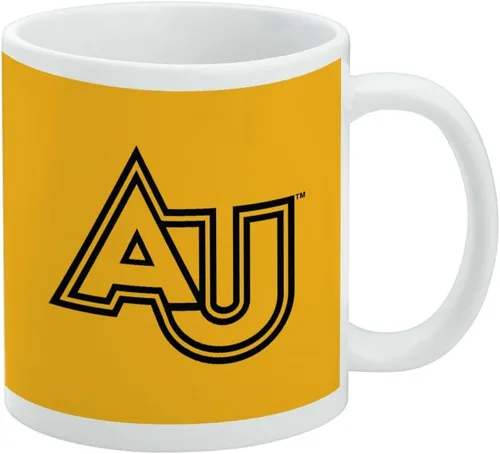 Vista 126 de Taza de cerámica con el logotipo principal de la Universidad Rider, taza de regalo novedosa para café, té y bebidas calientes, 11oz, blanca