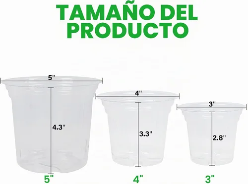 Vista 2 de winemana Bandeja de inicio de semillas de 4 pulgadas para semillas de lechuga de hierbas vegetales, macetas para plantas de interior y tierra