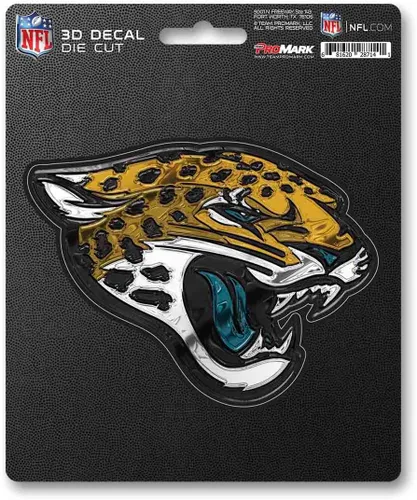Vista 12 de FANMATS Calcomanía 3D de NFL Auto NFL