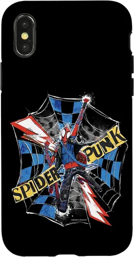 Vista 5 de Marvel Spider-Man: Across The Spider-Verse - Carcasa para iPhone 17, diseño de Spider-Punk