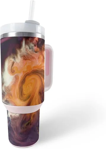 Vista 15 de MightySkins Skin - Vaso de vinilo compatible con Stanley The Quencher H2.0 FlowState de 40 onzas, color turquesa sólido, funda protectora, duradera