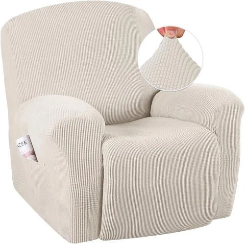 Vista 17 de H.VERSAILTEX Funda reclinable superelástica Fundas reclinables para sofá Funda reclinable para silla Forma ajustada Fundas antideslizantes