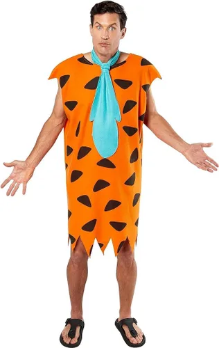 Vista 4 de Rubies Fred Flintstone (The Flintstonestm) - XL NaranjaNegroAzul