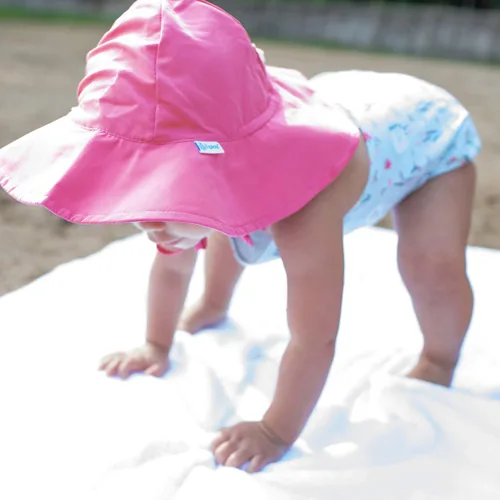 Vista 5 de i play. Baby Girls' Brim Hat All-Day UPF 50+ Sun Protection for Head, Neck, & Eyes