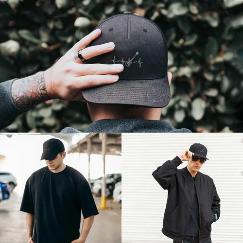 Vista 6 de DUODUO Gorra de béisbol unisex, gorra ajustable de ala plana de verano a la moda para mujeres y hombres