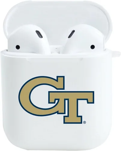 Vista 4 de Funda para Airpods de TPU del Instituto Tecnológico de Georgia, clásica Blanco
