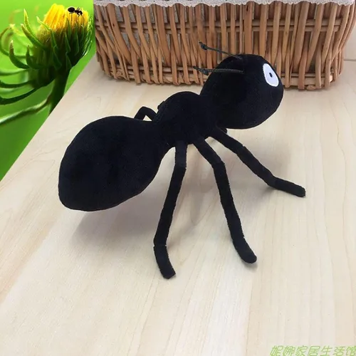 Vista 2 de Ant - Animal de peluche de hormiga, juguete suave de hormiga, 7.8 pulgadas, simulación de hormiga, regalo para niños y niñas