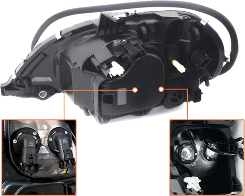 Vista 4 de Torque Faro delantero de repuesto para lado del conductor izquierdo para camiones semi Freightliner Columbia 1996-2017, aprobado por DOT SAE, faro