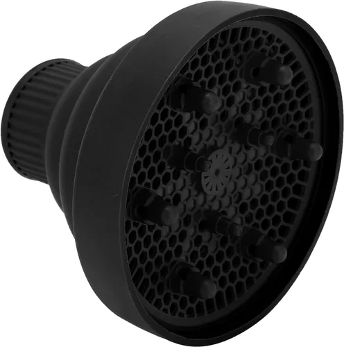 Vista 5 de Difusor universal para secador de pelo, portátil, plegable, ligero, color negro