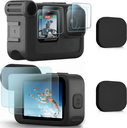 Vista 14 de FiTSTILL Protector de pantalla de vidrio templado para Go Pro MAX2/MAX360 2025/MAX Fusion (2019), resistente a los arañazos, pantalla LCD de vidrio