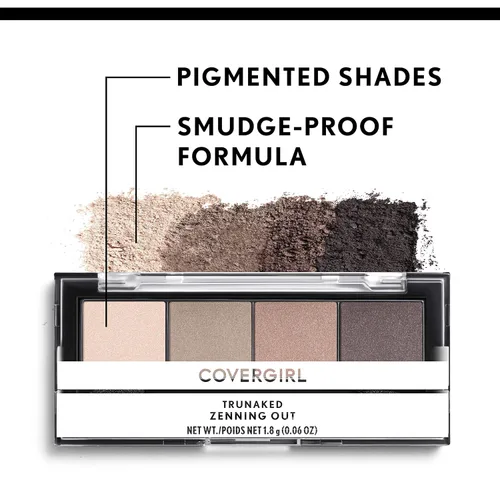 Vista 7 de COVERGIRL Paleta de sombras de ojos Trunaked Quad, Jetsetter, Jetsetter, 0.06 onzas