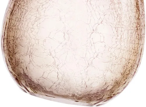 Vista 4 de Diamond Star Figura decorativa de huevos de Pascua con forma de huevo de cristal dorado grande soplado a mano