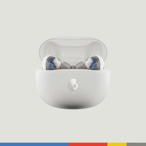 Vista 2 de Skullcandy Rail Wireless In-Ear Auriculares Bluetooth - Hueso/Naranja