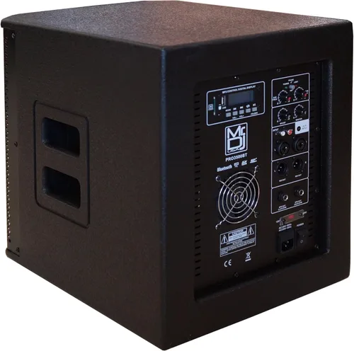 Vista 3 de Mr. Dj USA PRO3500BT 12" 3500W Pro Subwoofer amplificado con alimentación activa Bluetooth USB PA DJ Sub