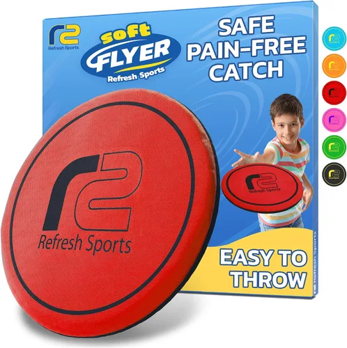 Vista 9 de Juguete Volador de Disco Suave - No Duele al Atraparlo - Los Mejores Rellenos de Calcetines para Niños y Adultos de Todas las Edades - Regalos